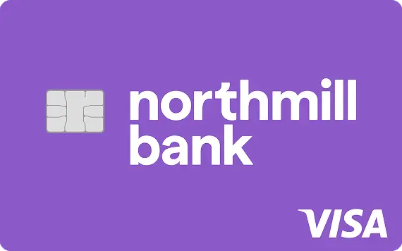Northmill Banks lila bankkort